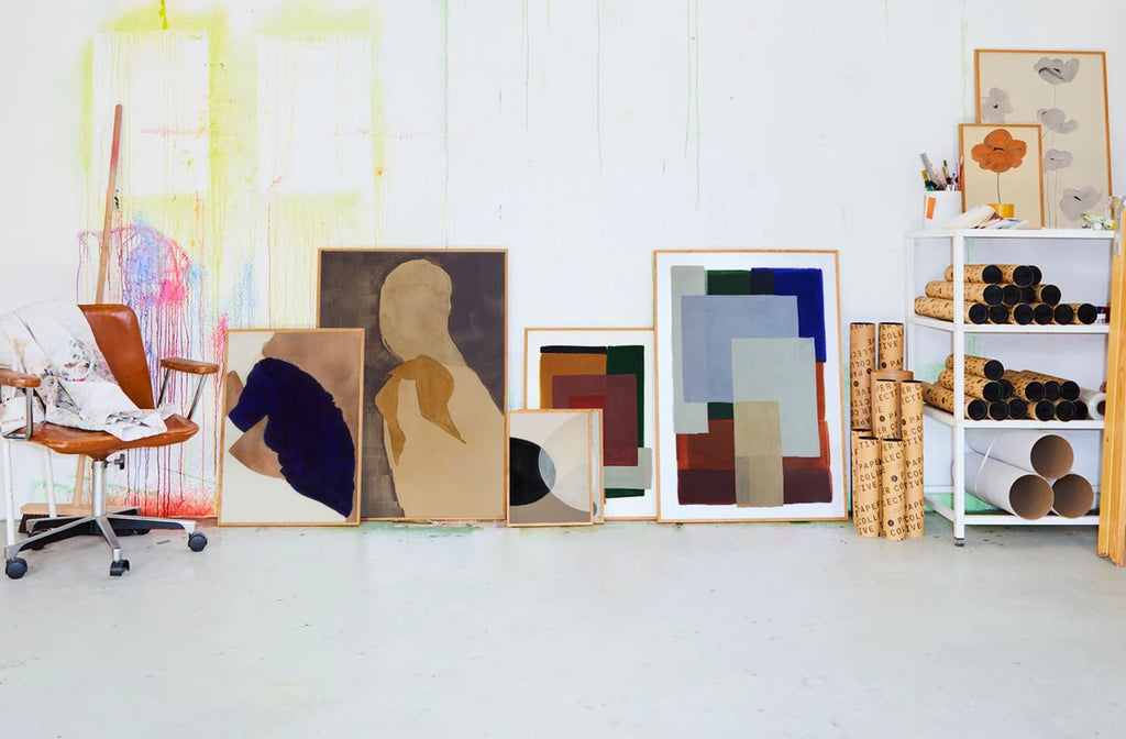 Paper Collective Orange Vallmo Poster, 50x70 Cm