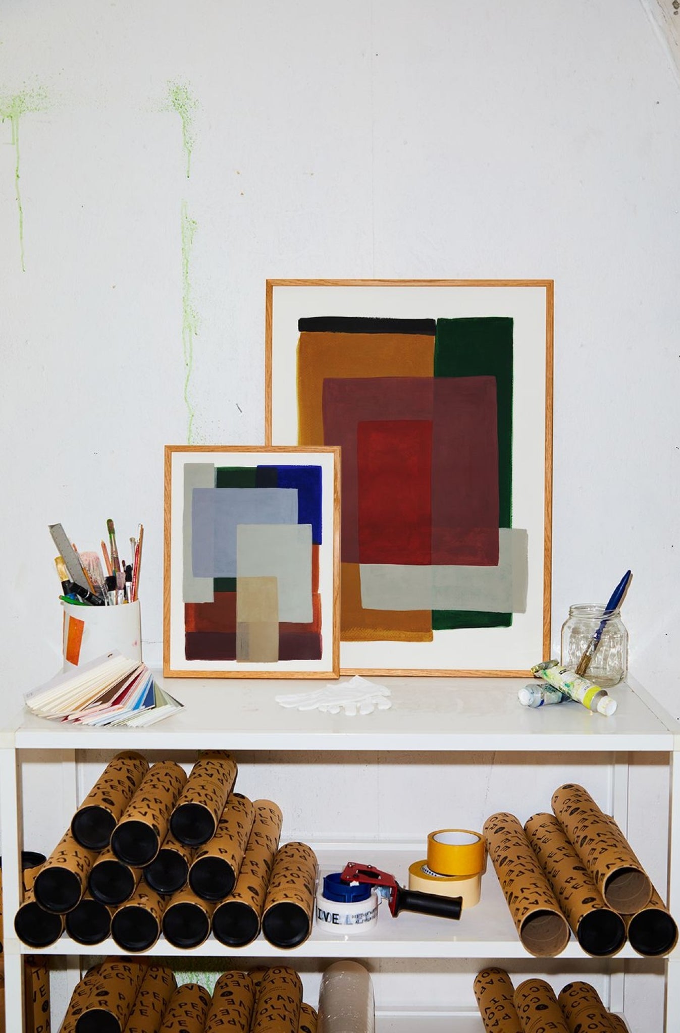 Paper Collective Layers 01 Poster, 50x70 Cm