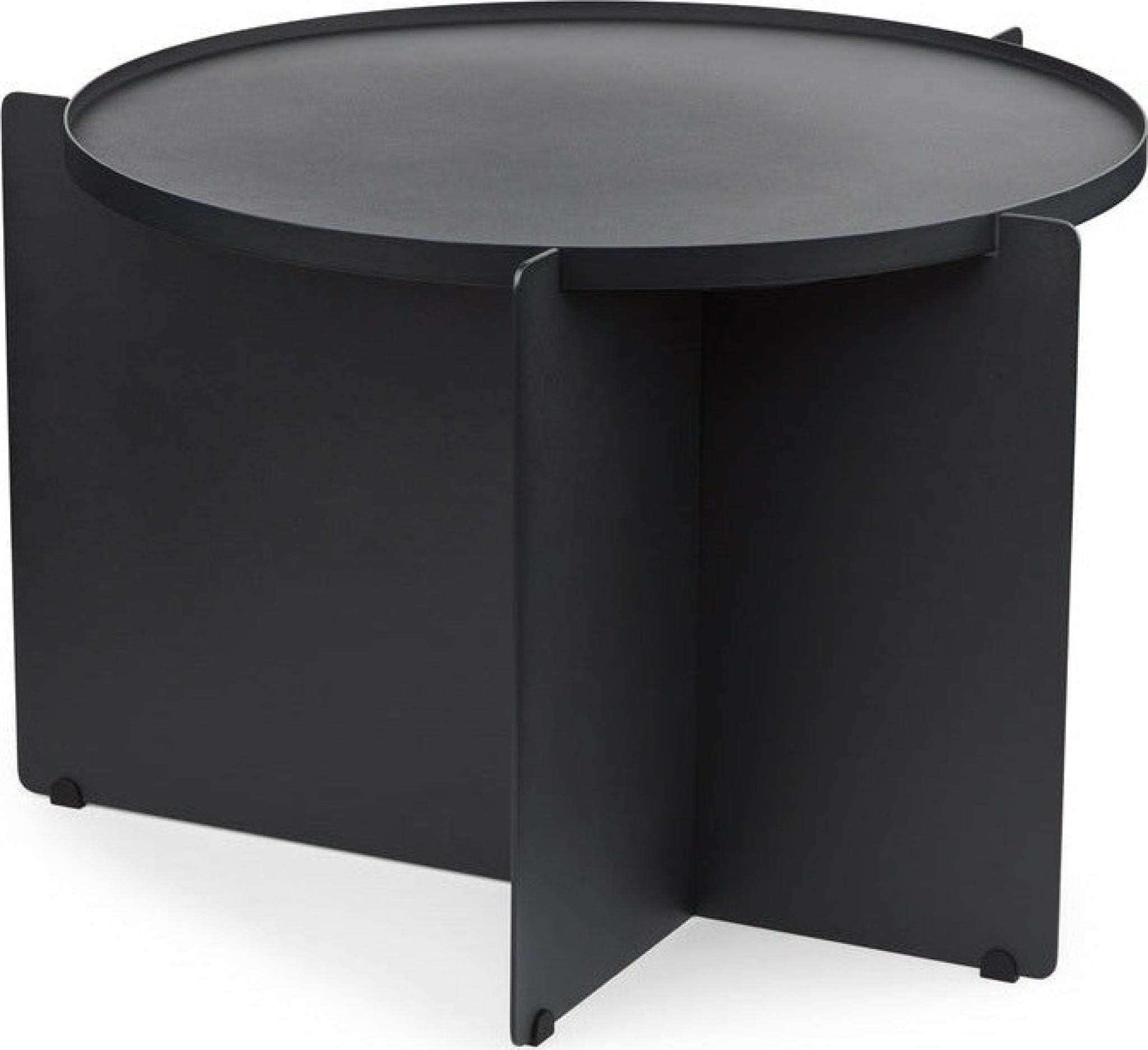 Gejst Svip Side Table Black - 60×42 Cm Steel/aluminium By C.f. Møller