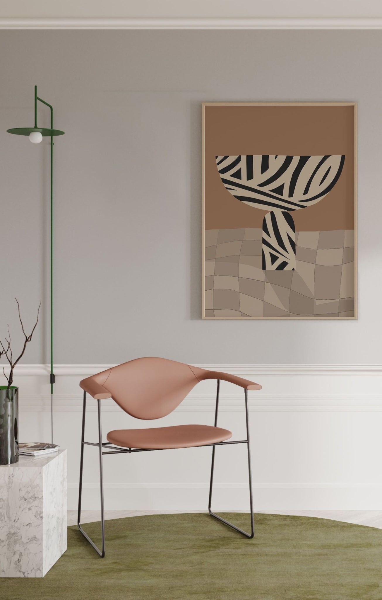 Paper Collective Kyrr Vase Ii Poster, 50x70 Cm