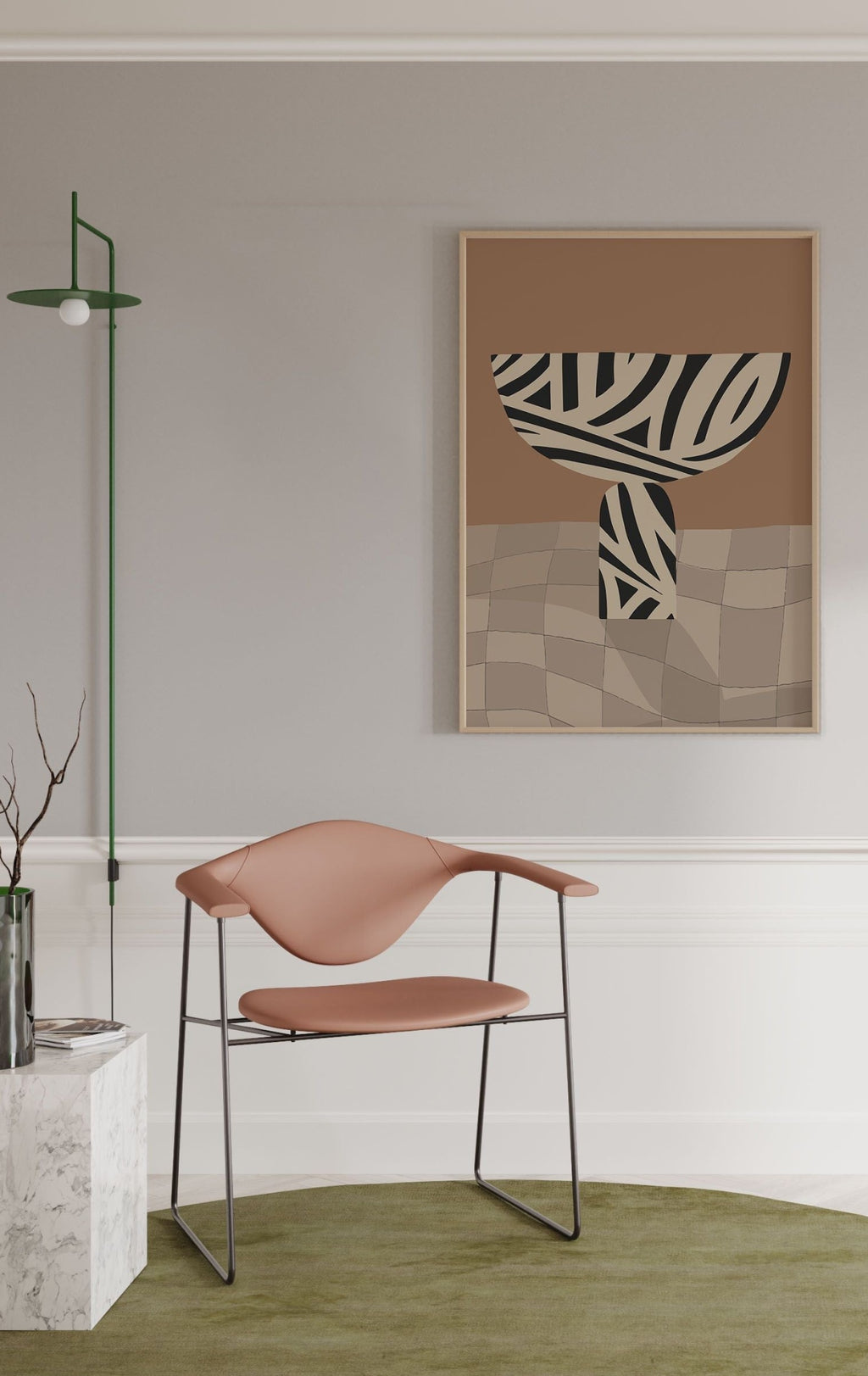 Paper Collective Kyrr Vase Ii Poster, 50 X70 Cm