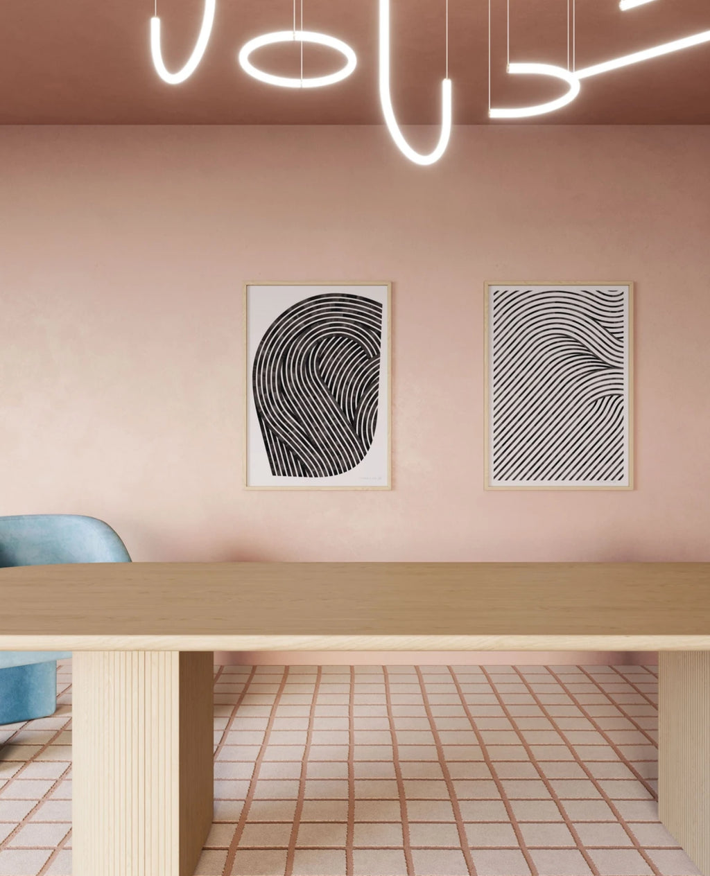 Paper Collective Quantum Fields 01 Poster, 50x70 Cm