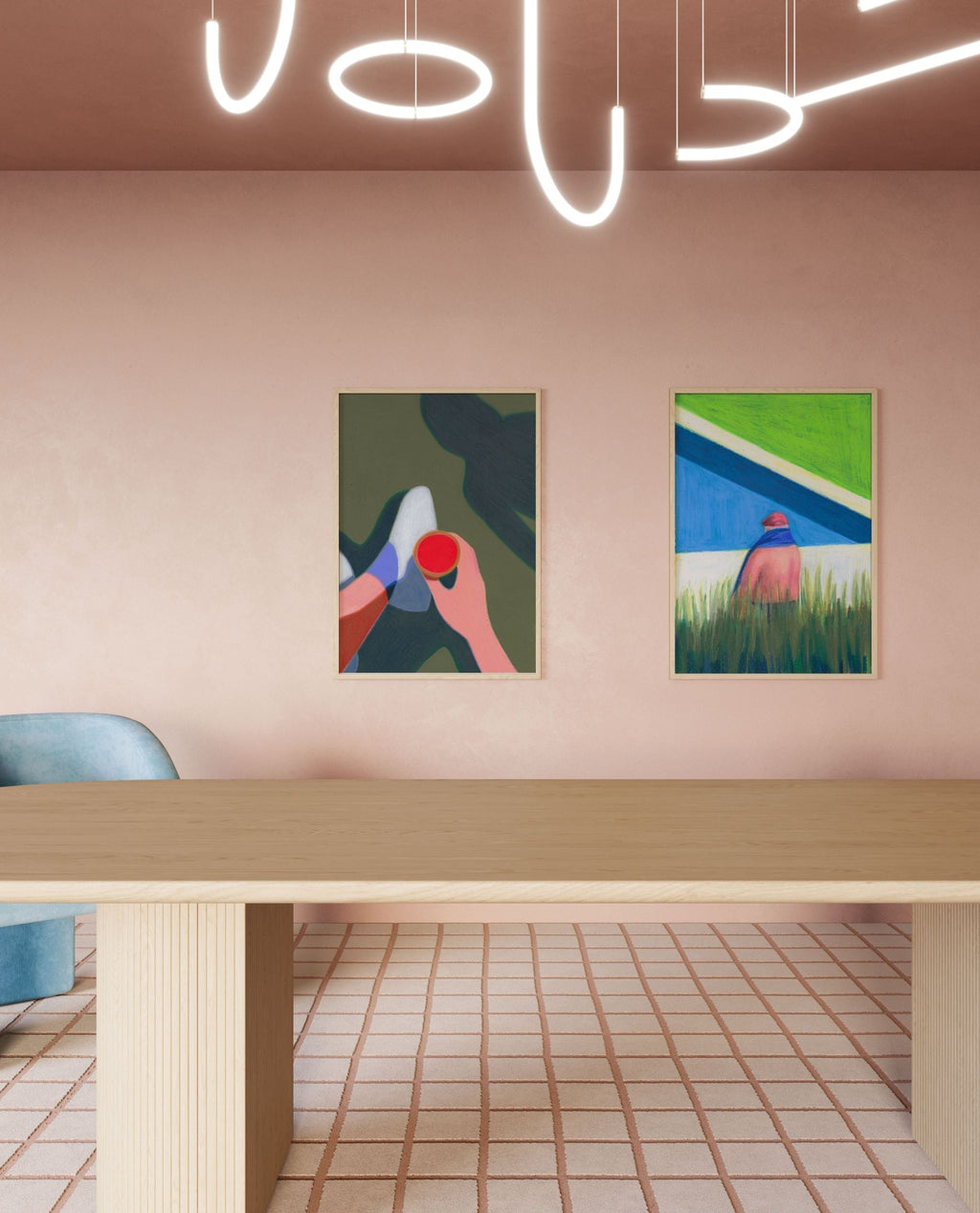 Paper Collective Les Vacances 01 Poster, 30 X40 Cm