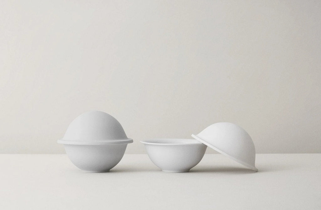 Lyngby Rhombe Chapeau Bowl With Lid, Matt Camel, Large