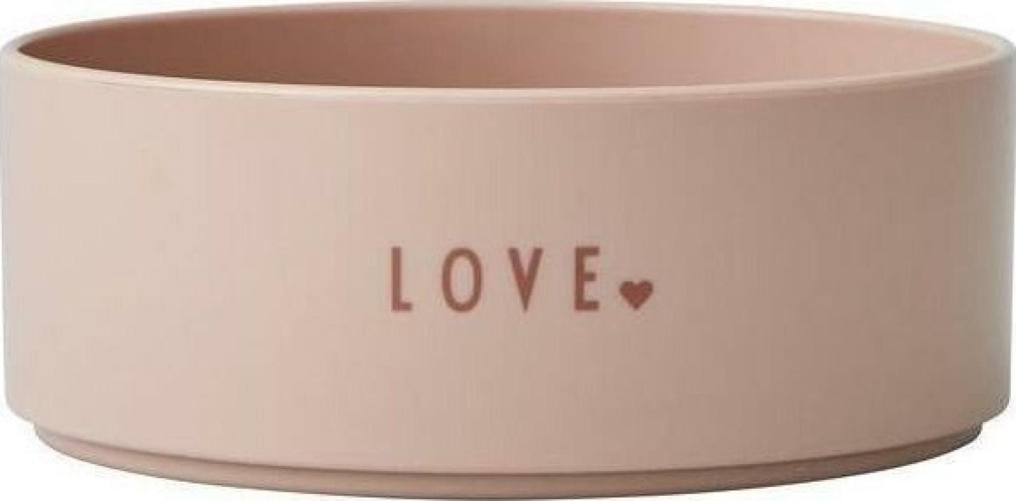 Design Letters Mini Favorite Bowl Tritan Nude, Love