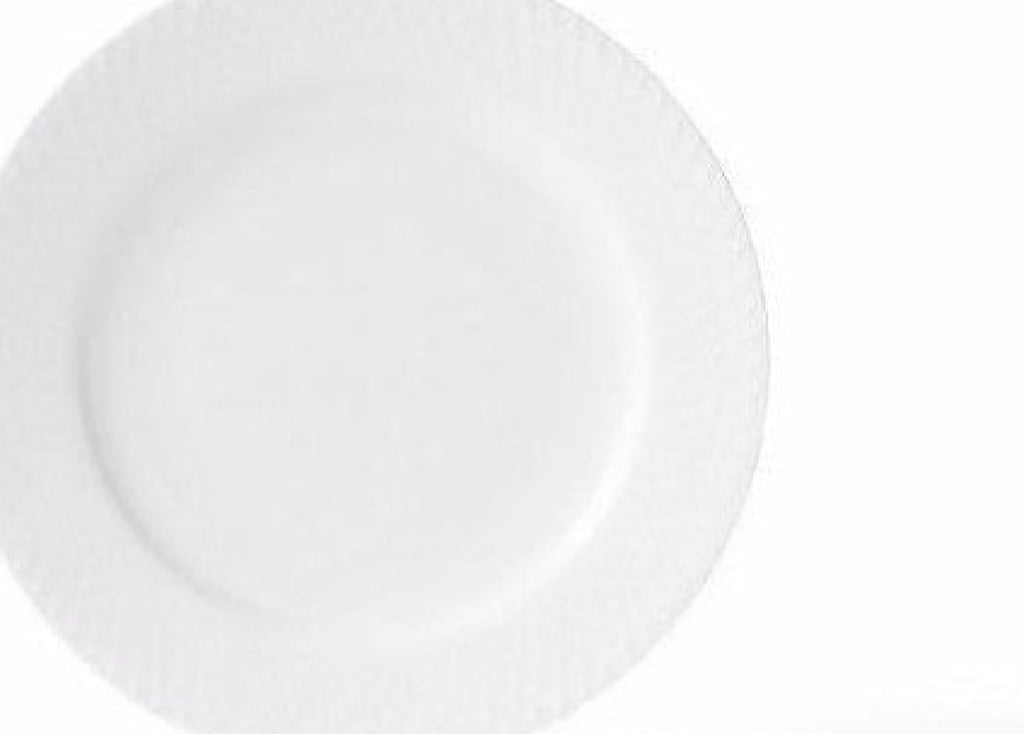 Lyngby Rhombe plate white, 21cm