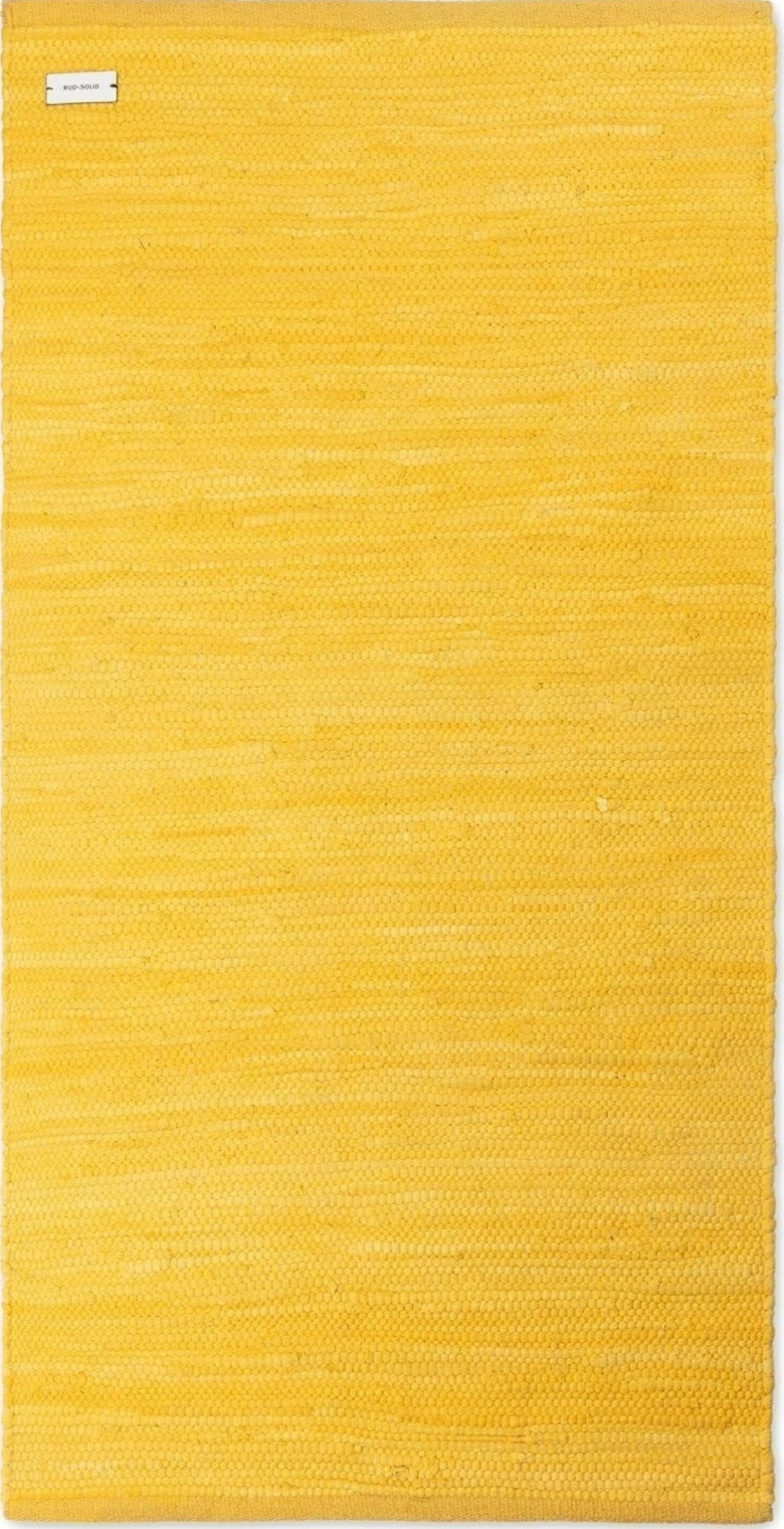 Rug Solid Cotton Carpet Raincoat Yellow, 60 X 90 Cm