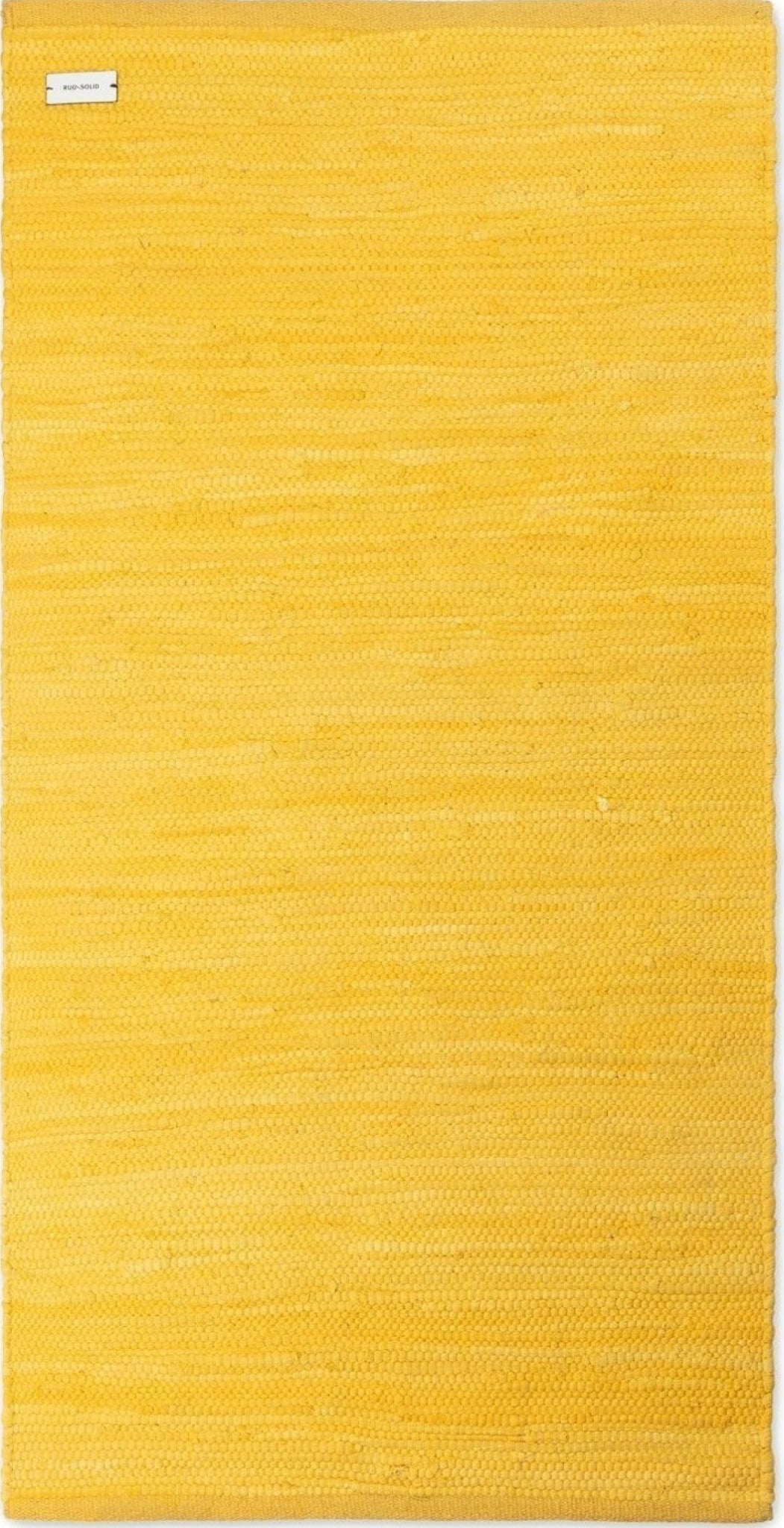 Rug Solid Cotton Carpet Raincoat Yellow, 60 X 90 Cm