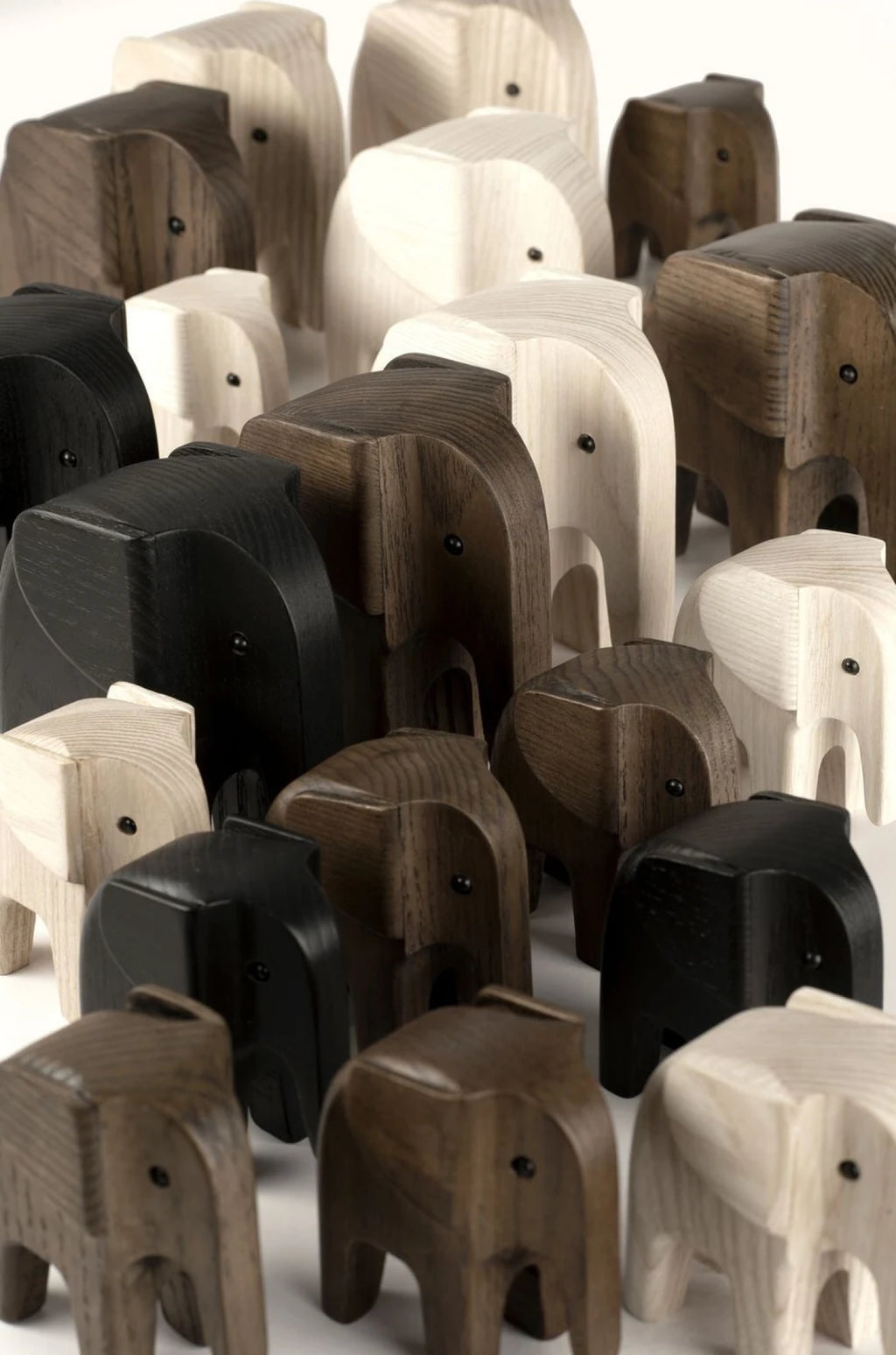 Novoform Design Baby Elephant Decorative Figure, Ash Black