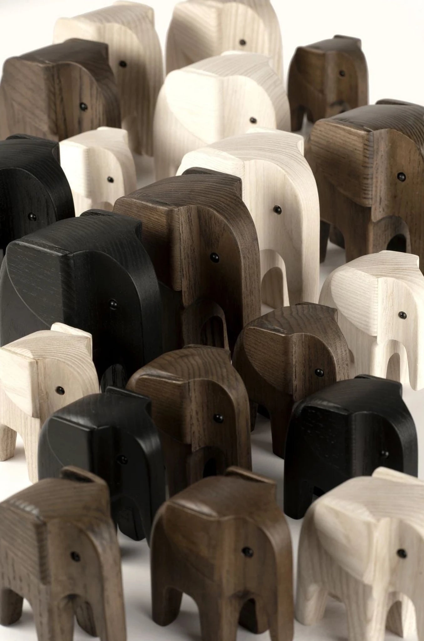 Novoform Design Baby Elephant Decorative Figure, Ash Black