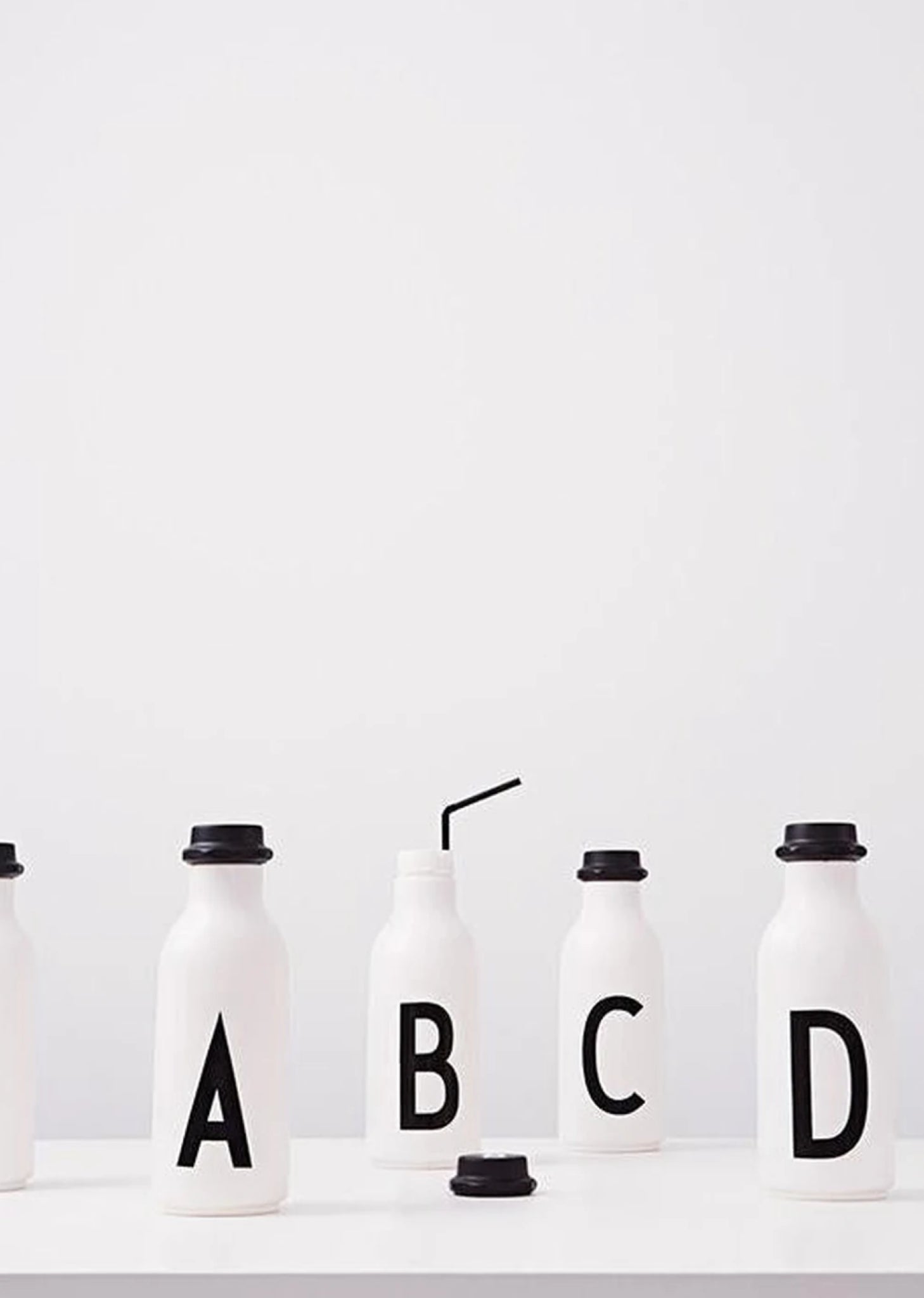 Design Letters Personal Water Bottle A-Z, O