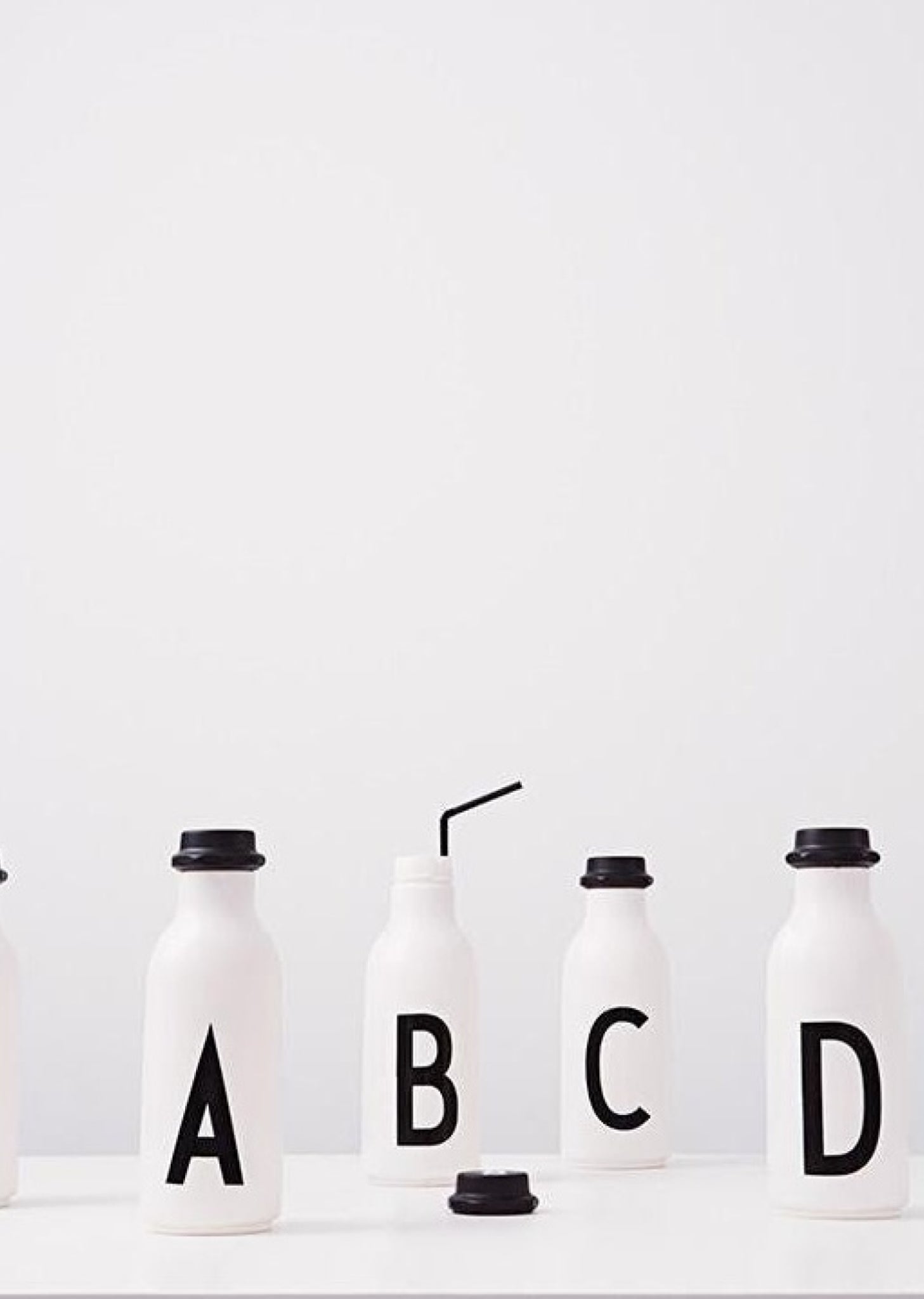 Design Letters Personal Water Bottle A-Z, P