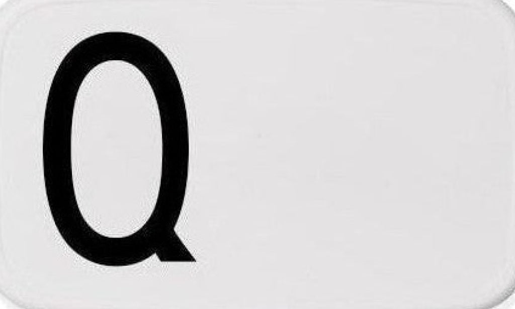 Design Letters Personal Lunch Box A-Z, Q