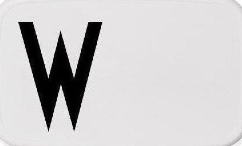 Design Letters Personal Lunch Box A-Z, W