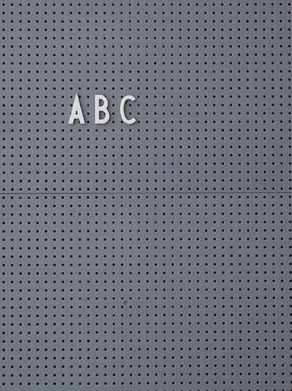 Design Letters Pinboard Dark Gray, Small
