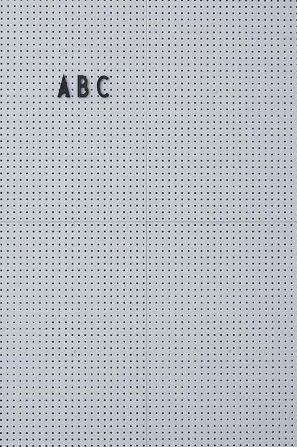 Design Letters Wall Light Gray, medium