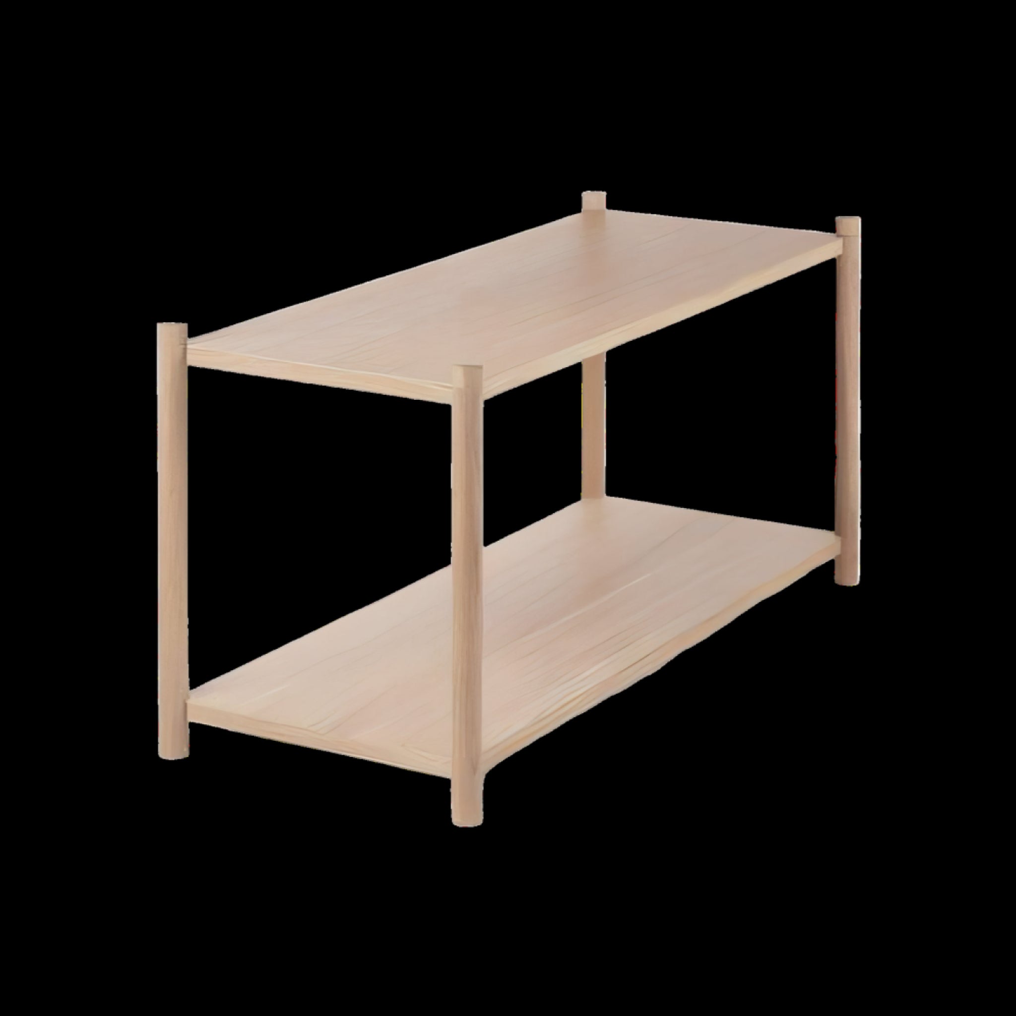 Gejst Sceene Shelf F 93 Cm | Modular Light Oak Bookcase 45x93x39 Cm