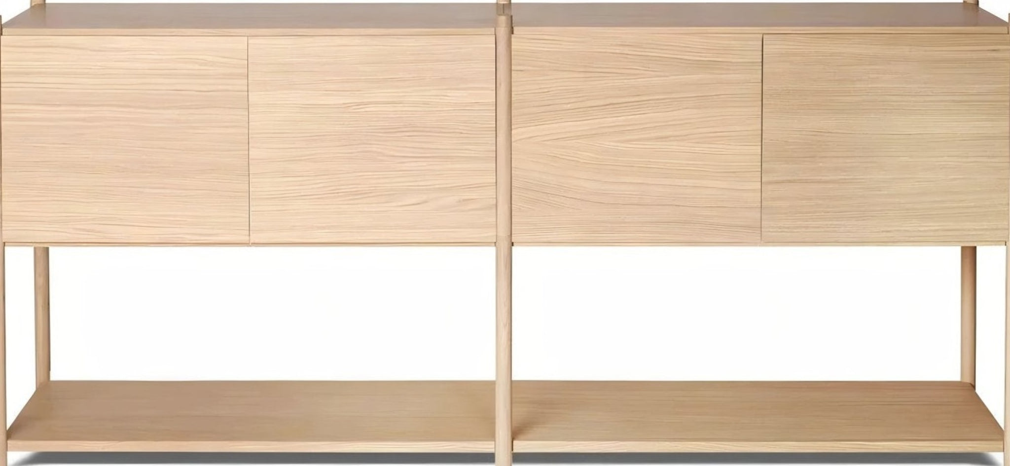 Gejst Sceene Shelf H - Light Oak Modular Storage Design 186x39x82 Cm