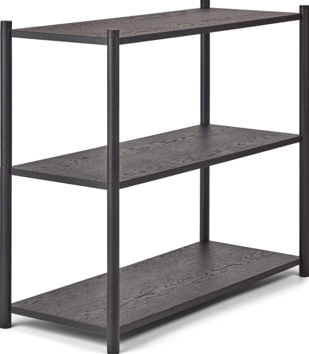 Gejst Sceene Shelf A - Black Oak Modular Bookcase, 42x91x39 Cm, 6 Kg
