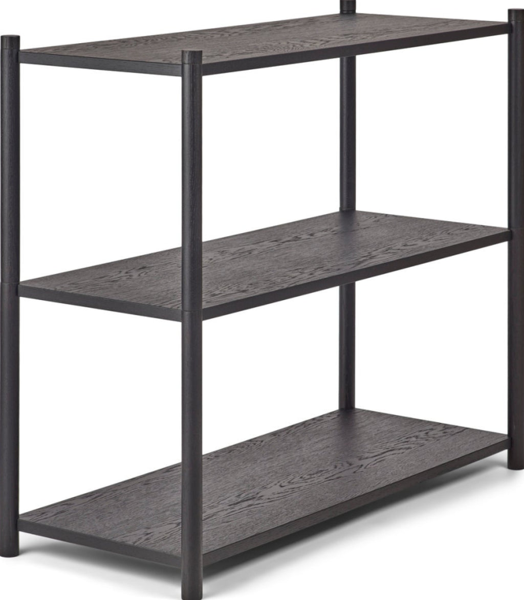 Gejst Sceene Shelf A - Black Oak Modular Bookcase, 42x91x39 cm, 6 kg