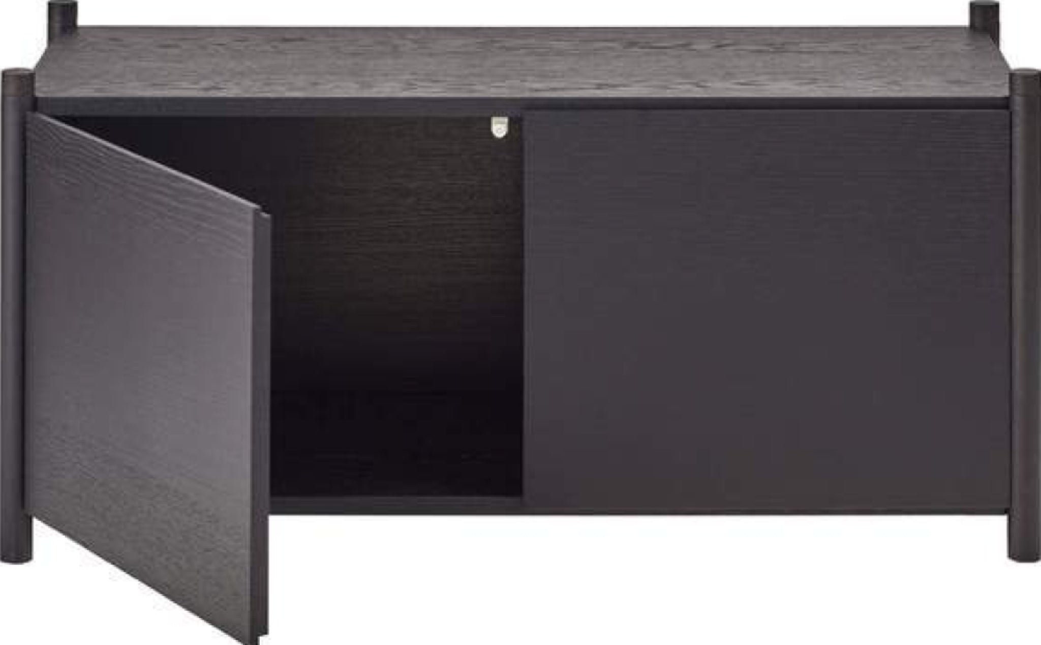 Gejst Sceene Bookcase G Black Oak — Modular Shelf System 45×93×39 Cm