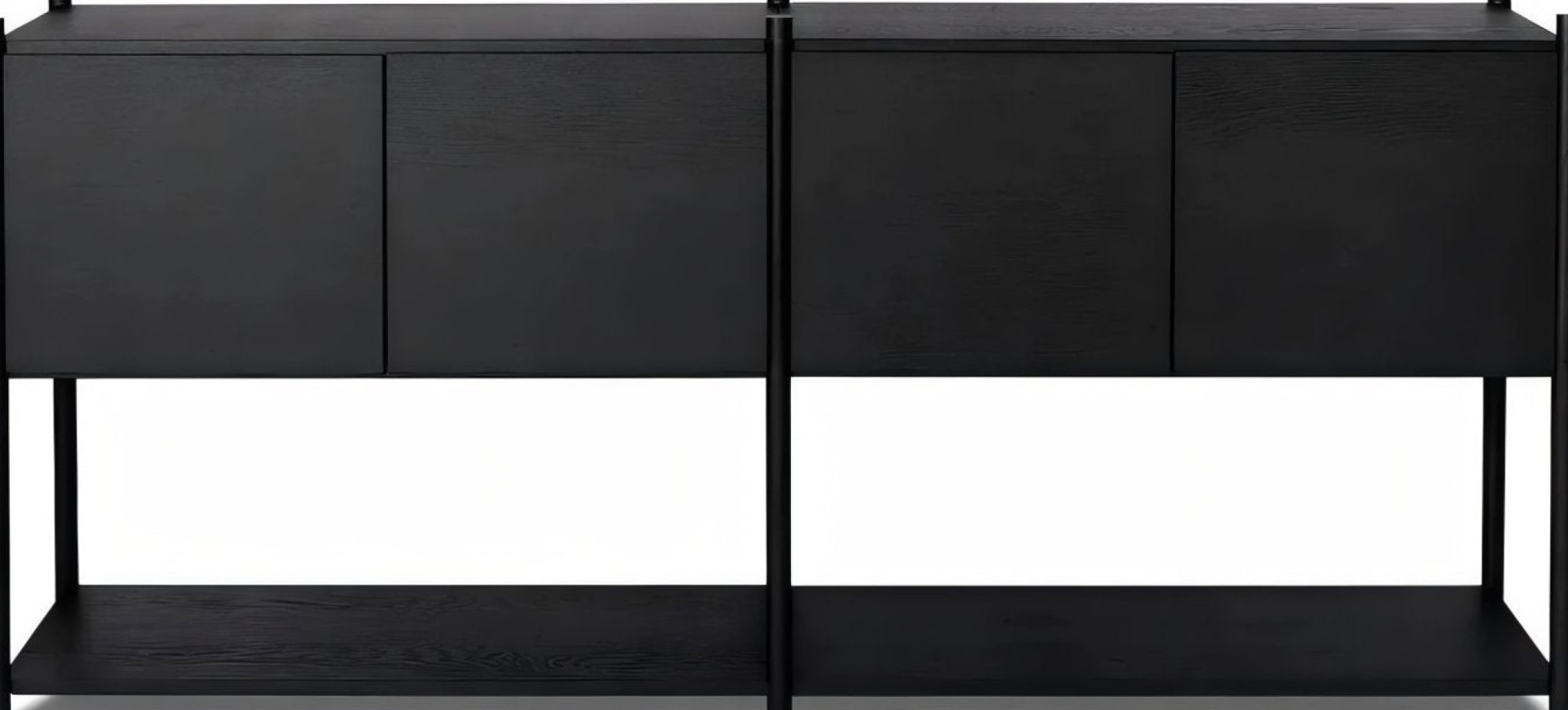 Gejst Sceene Regal H Black Oak – Modular Shelving System 186×39×82 Cm