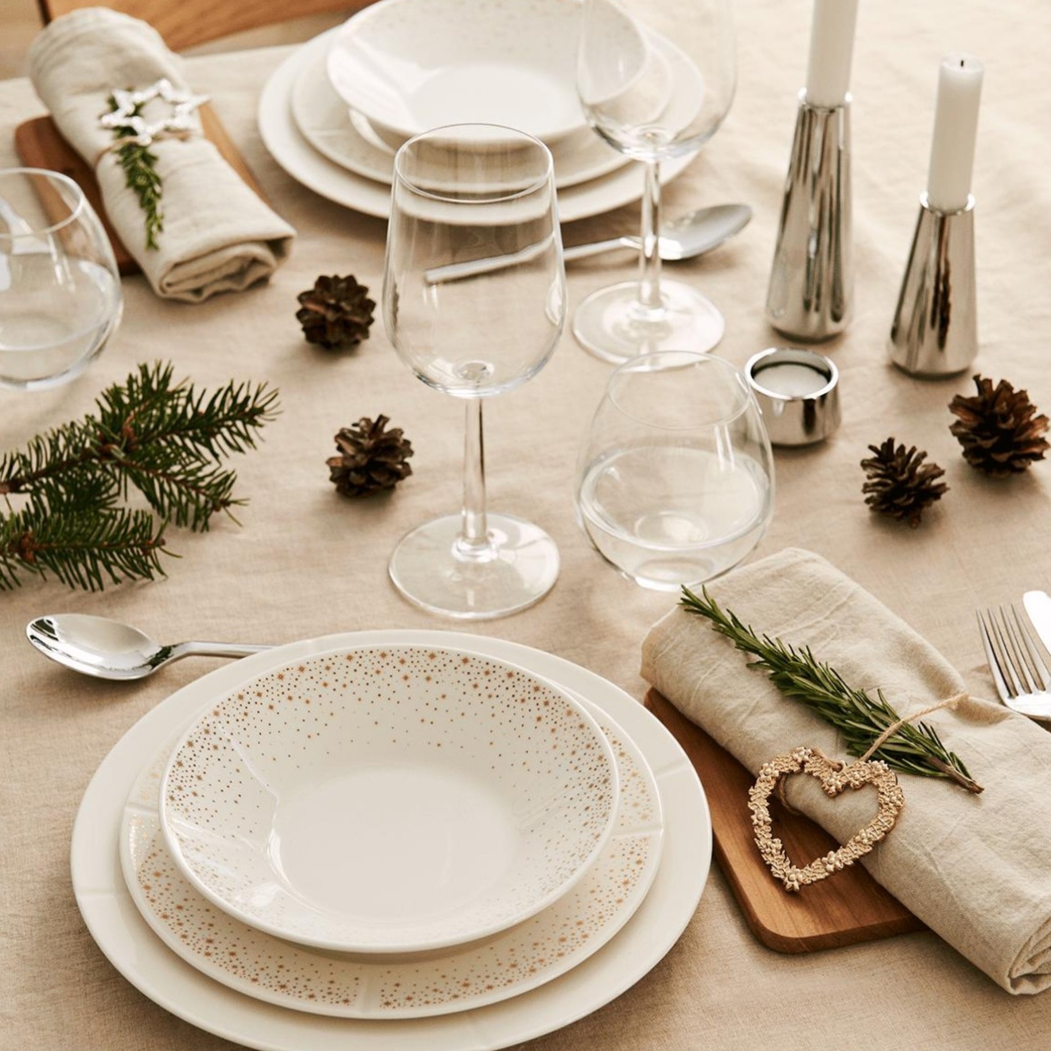 Rosendahl Grand Cru Moments Pasta Plate ø25cm, White With Gold