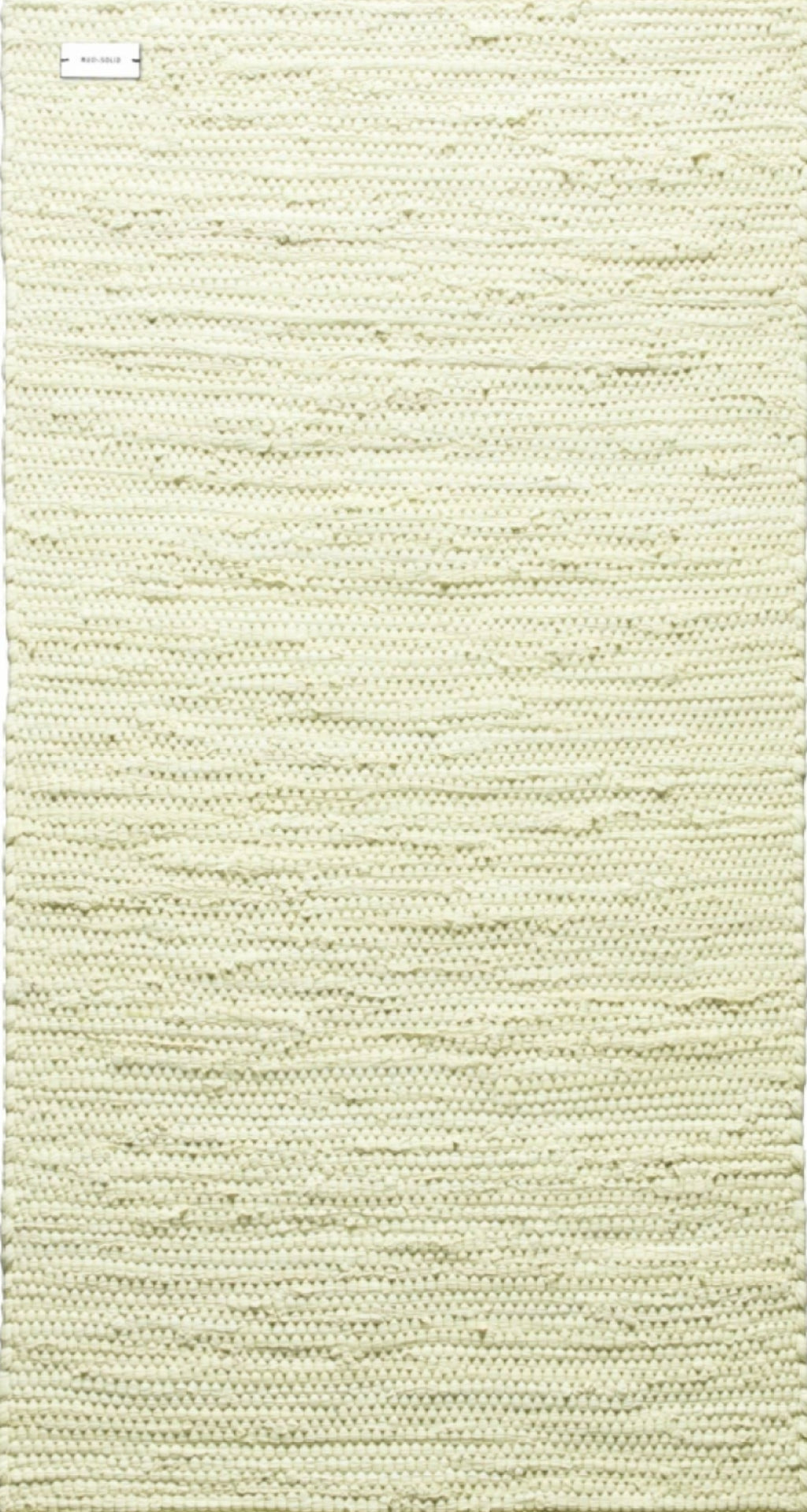 Rug Solid Cotton Rug 300x75 Cm, Lemon