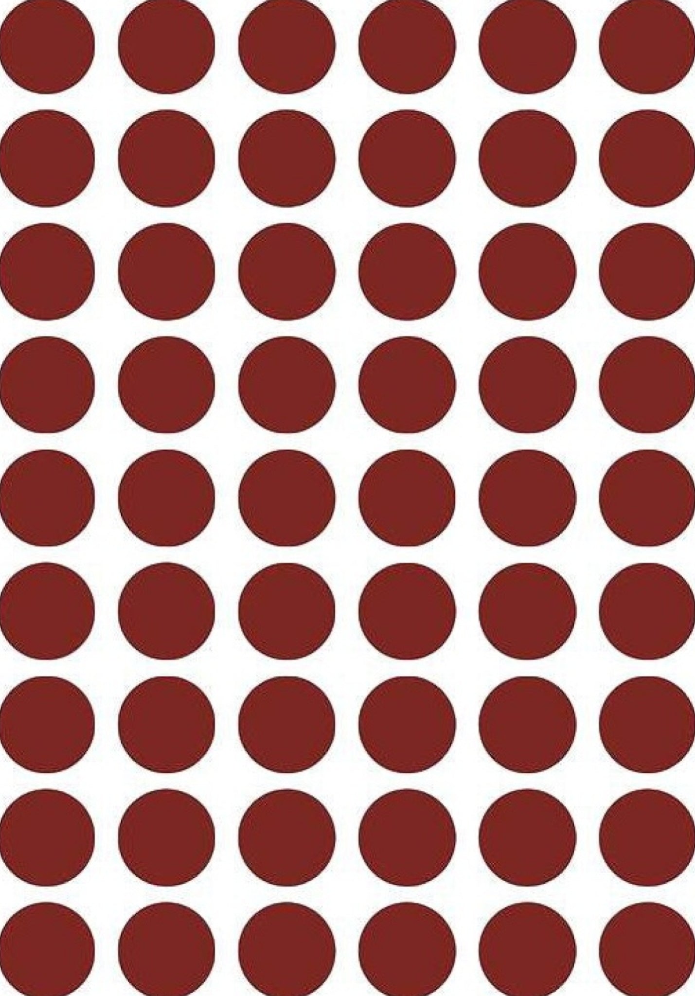 Ferm Living Dots Wallsticker, Red