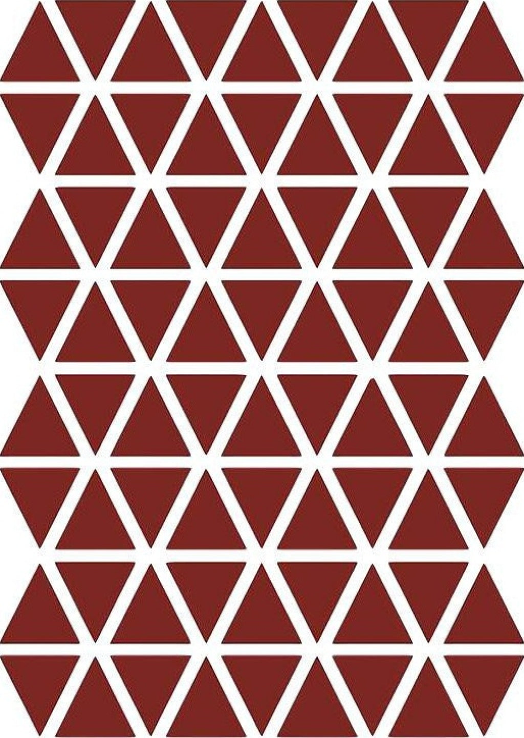 Ferm Living Triangles Wallsticker, Red