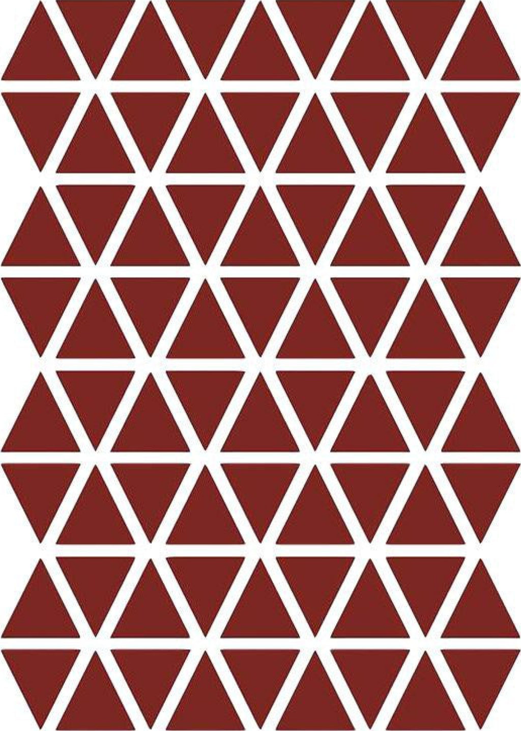Ferm Living Triangles Wallsticker, Red
