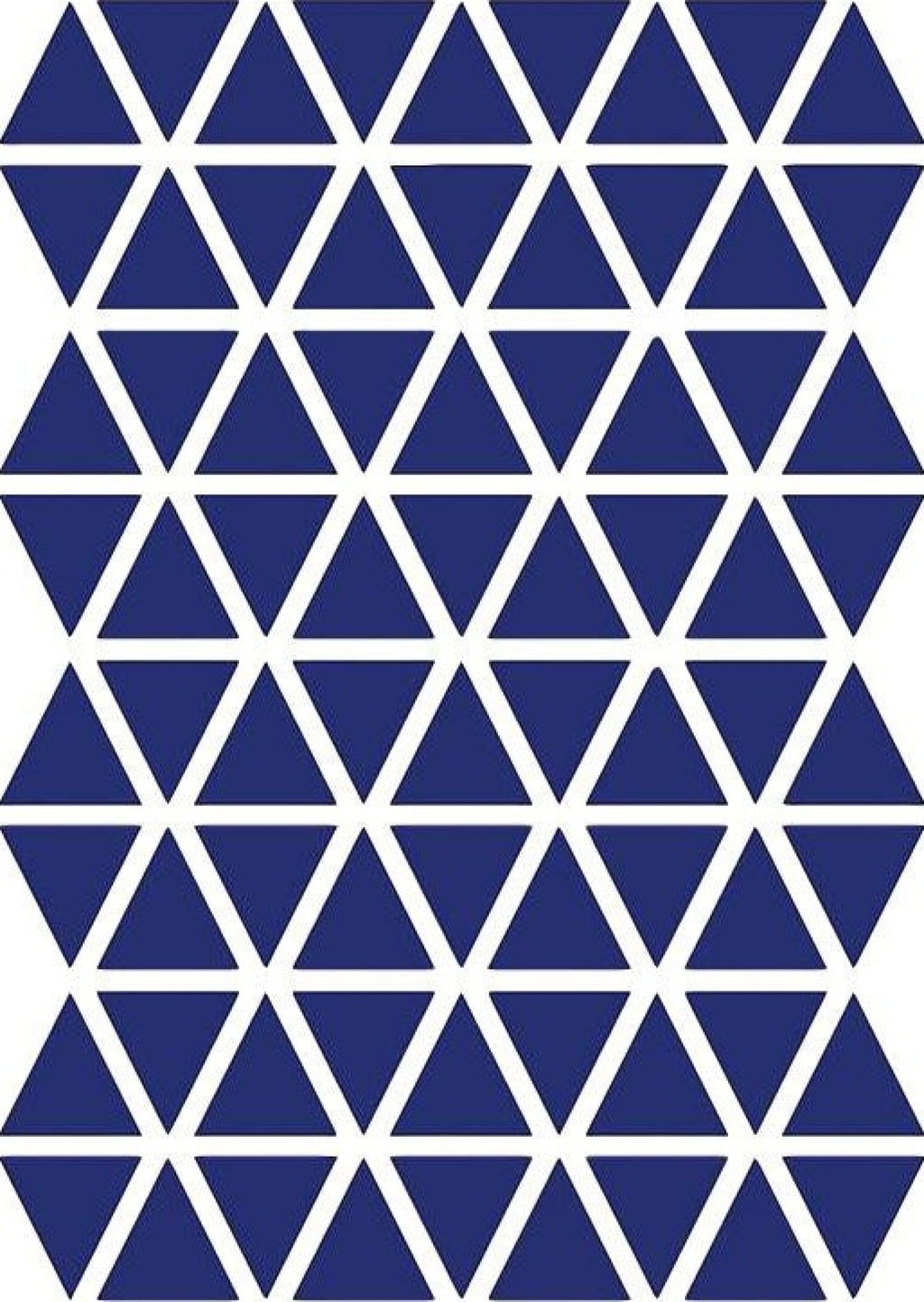 Ferm Living Triangles Wallsticker, Blue