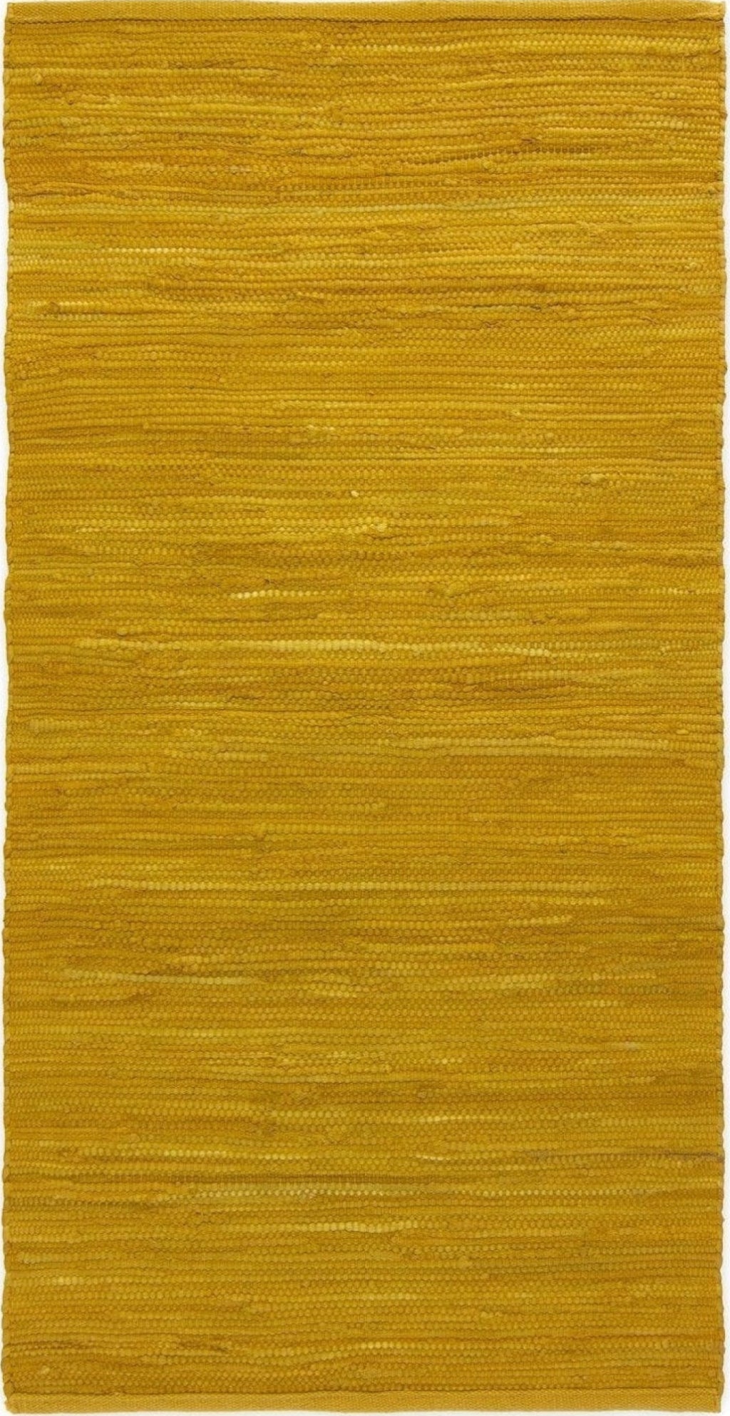 Rug Solid Cotton Carpet Burnished Amber, 170 X 240 Cm