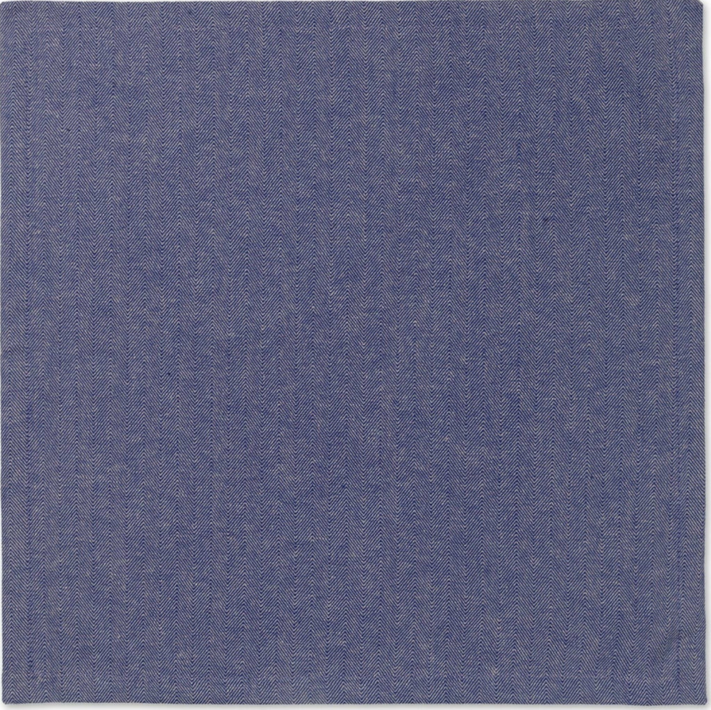 Lyngby Porcelæn Herringbone Napkins 45x45 Cm Blue, 4 Pcs.