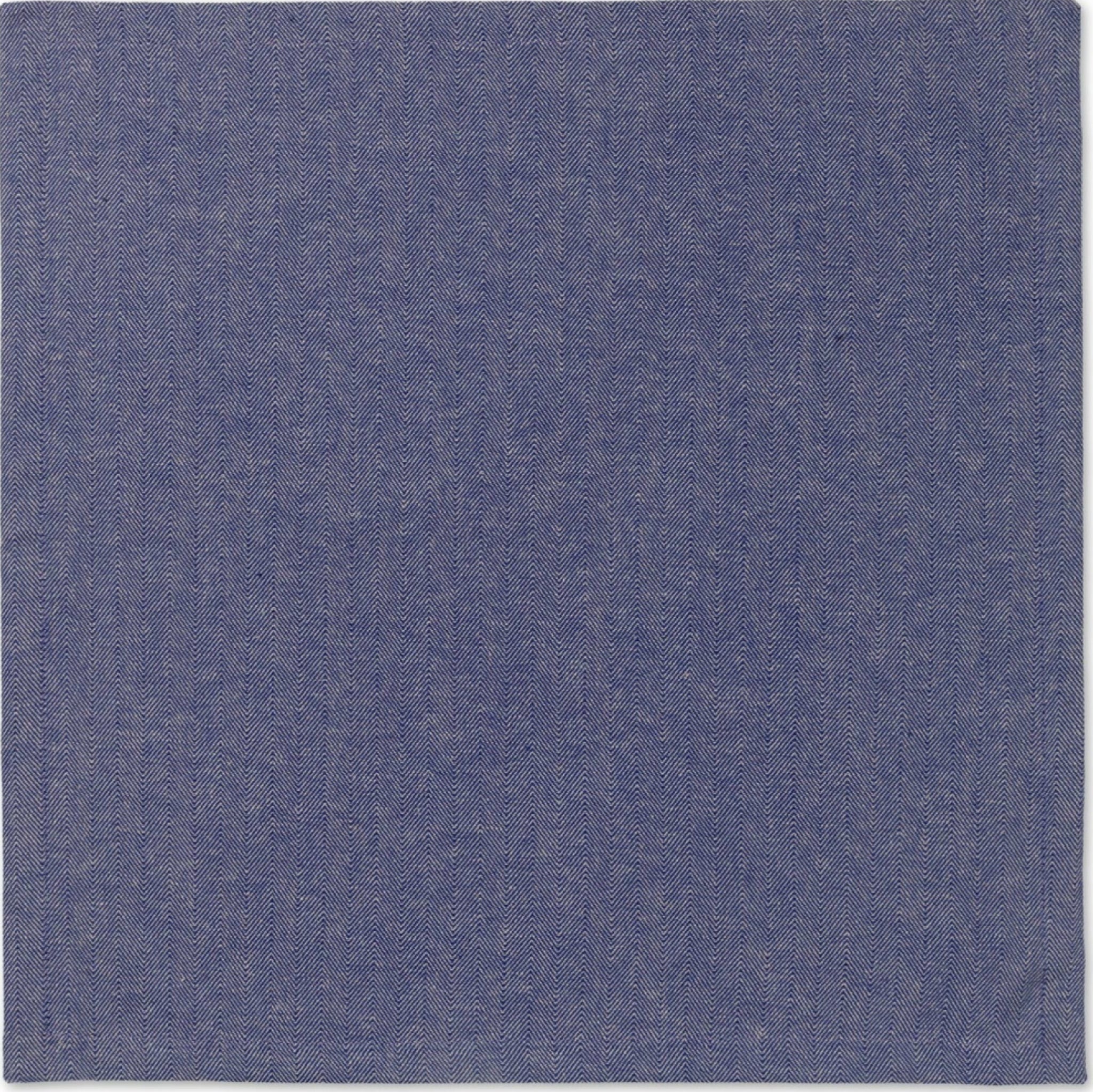 Lyngby Porcelæn Herringbone Napkins 45x45 Cm Blue, 4 Pcs.
