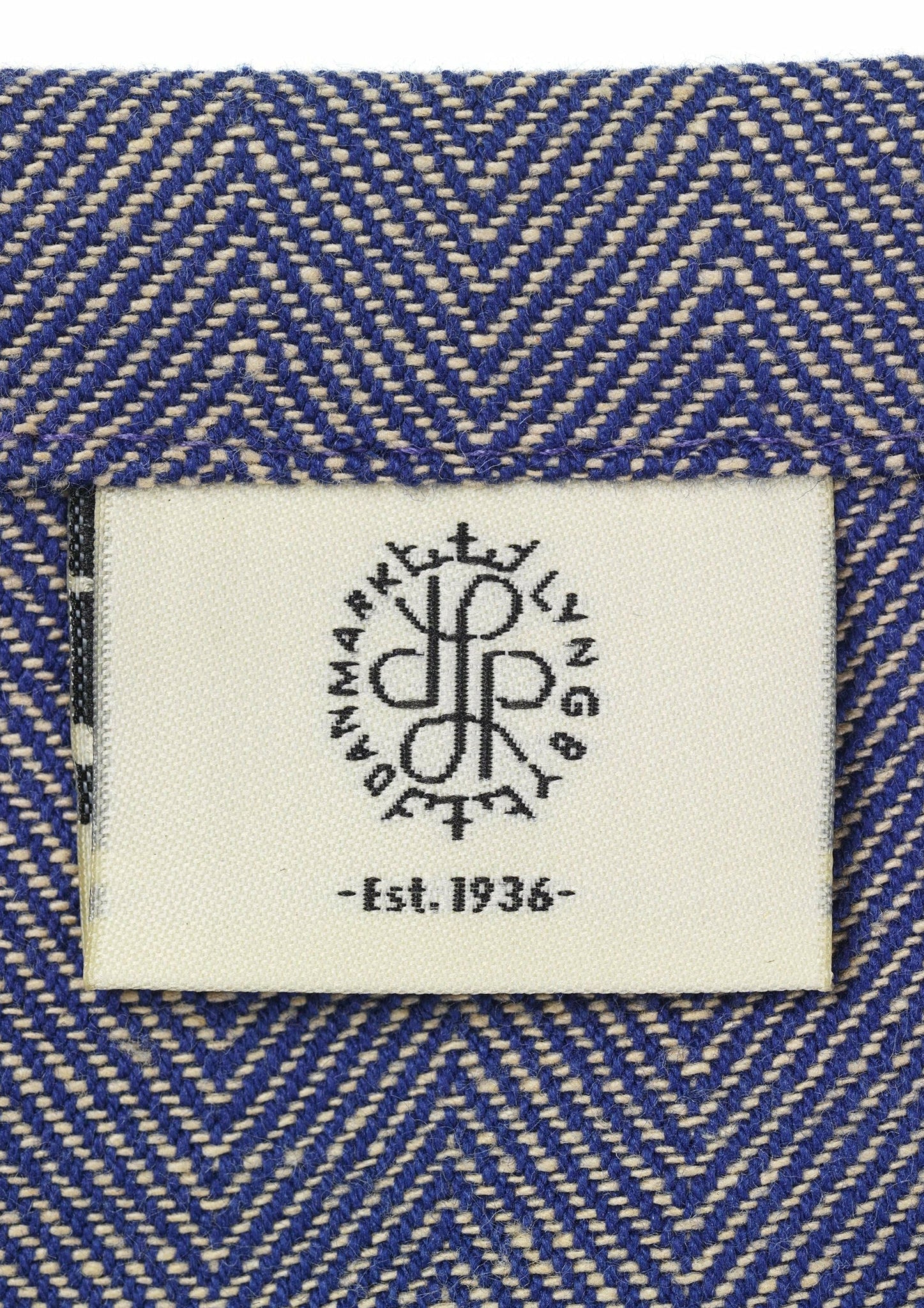 Lyngby Porcelæn Herringbone Napkins 45x45 Cm Blue, 4 Pcs.