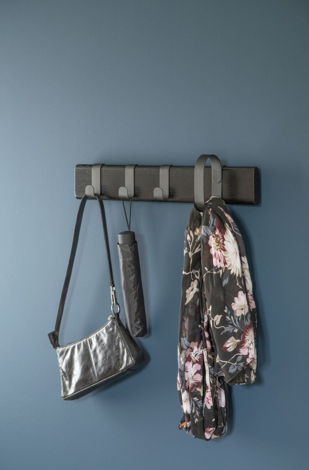 Novoform Design Fluke Wall Hook Small, Oak Black Lacquered