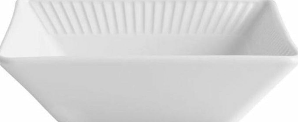 Pillivuyt Plissé Square Bowl, 11cm