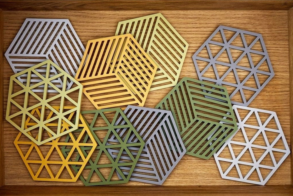 Zone Denmark Hexagon Coaster, Apricot