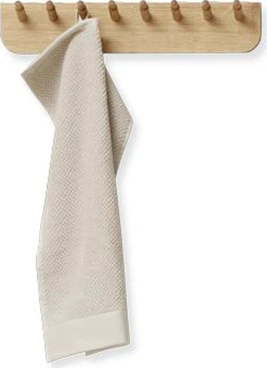 Form & Refine Echo 40cm Coat Rack – White Oiled Oak, Multi-purpose