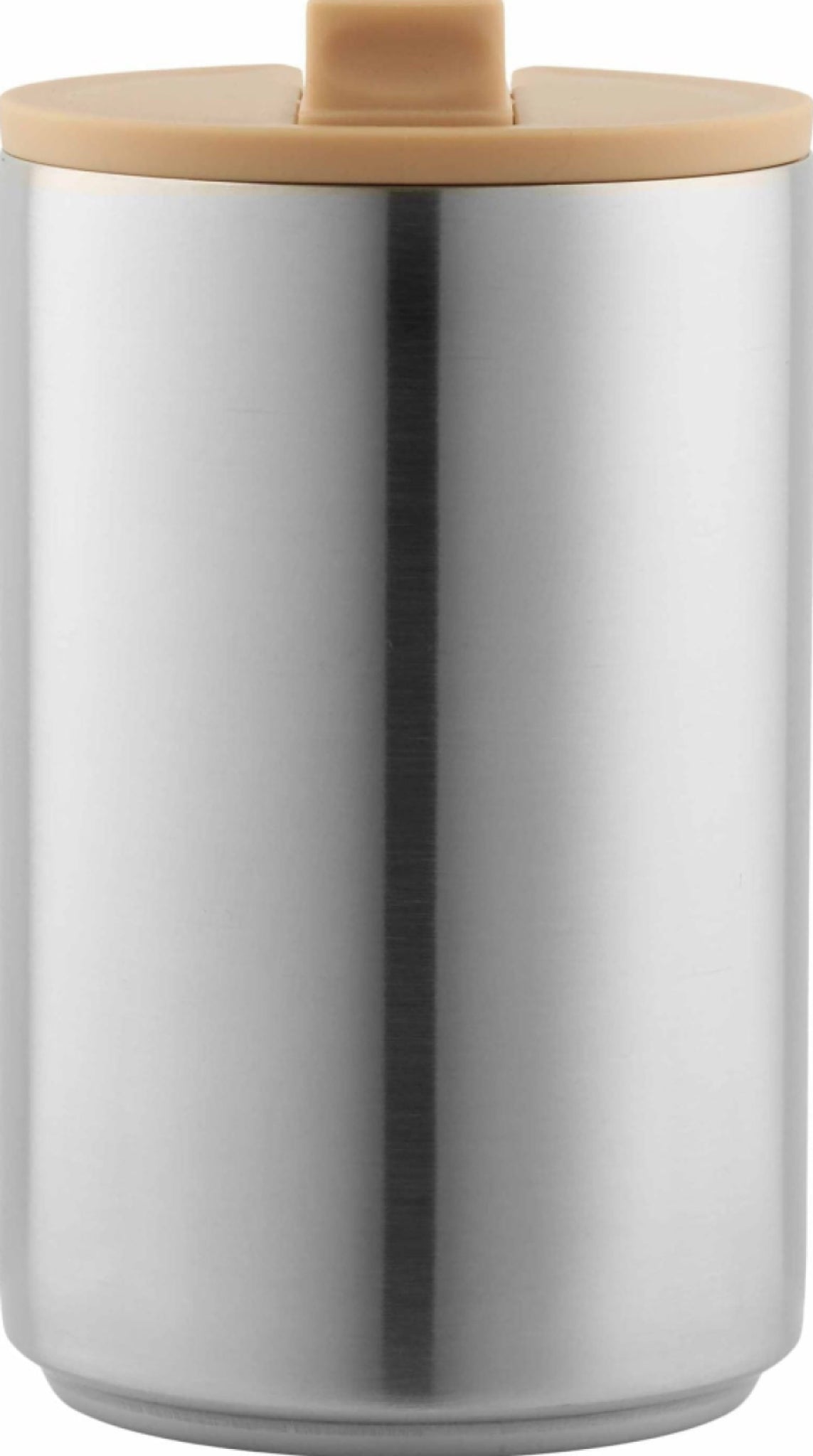 Design Letters insulated cup steel, beige