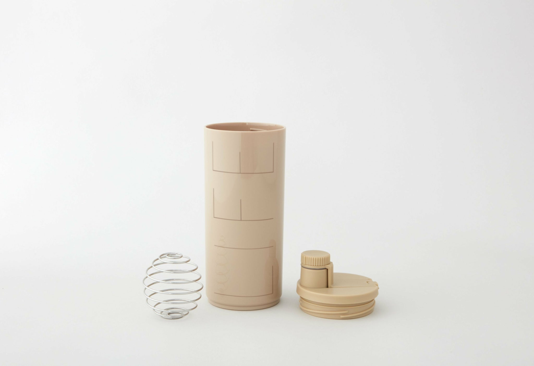 Design Letters Sports Bottle 500 ml, beige