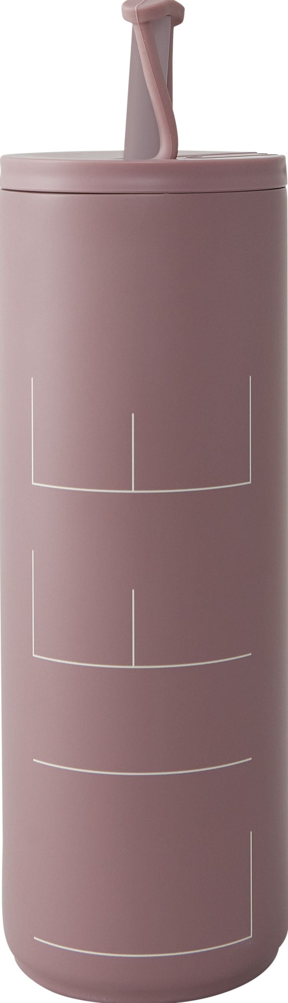 Design Letters Travel Thermal Straw Cup 500 ml, Ash Rose