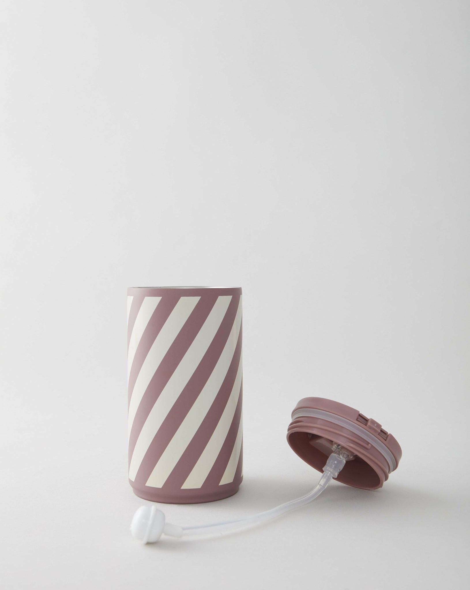 Design Letters Kids Thermal MUG 350 ml Stripe Ash Rose 4037c, Ash Rose