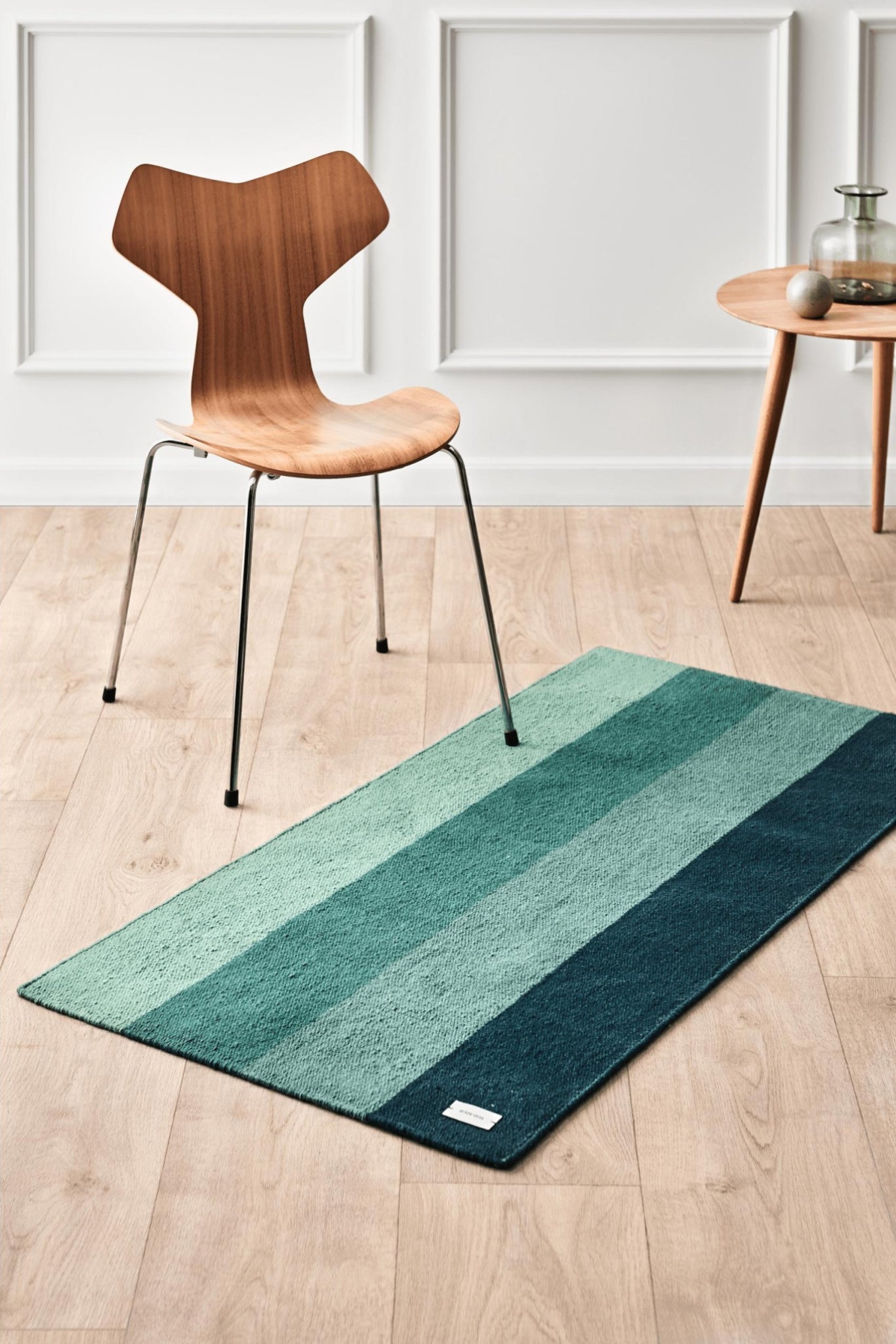 Rug Solid Pet Carpet Gradient Forest, 75 X 200 Cm