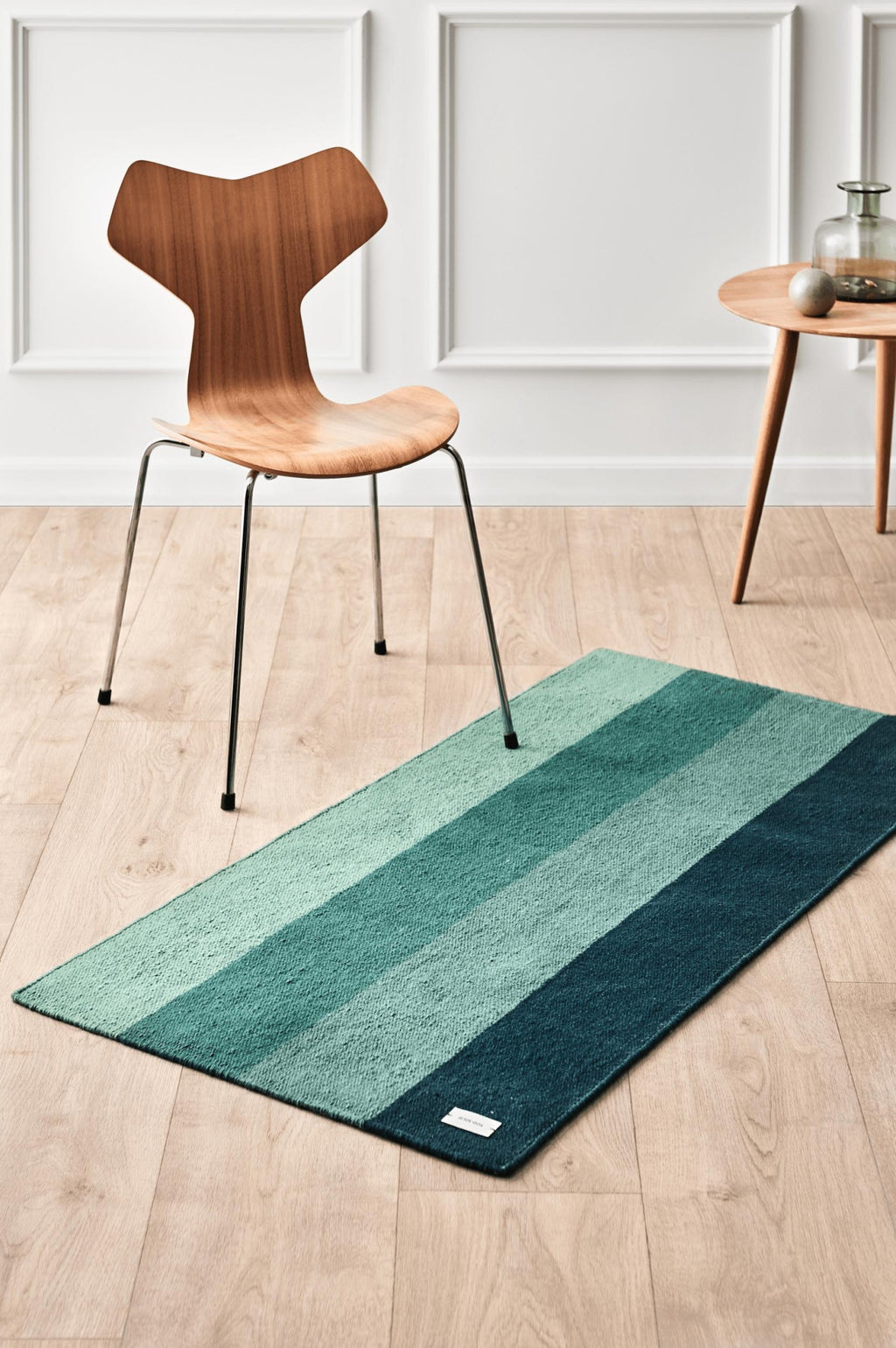 Rug Solid Pet Carpet Gradient Forest, 75 X 200 Cm