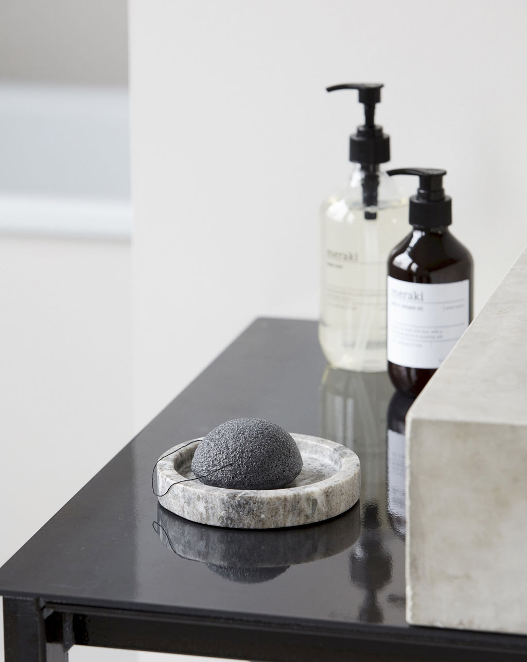 Meraki Konjac Sponge 6 G, Bamboo Charcoal