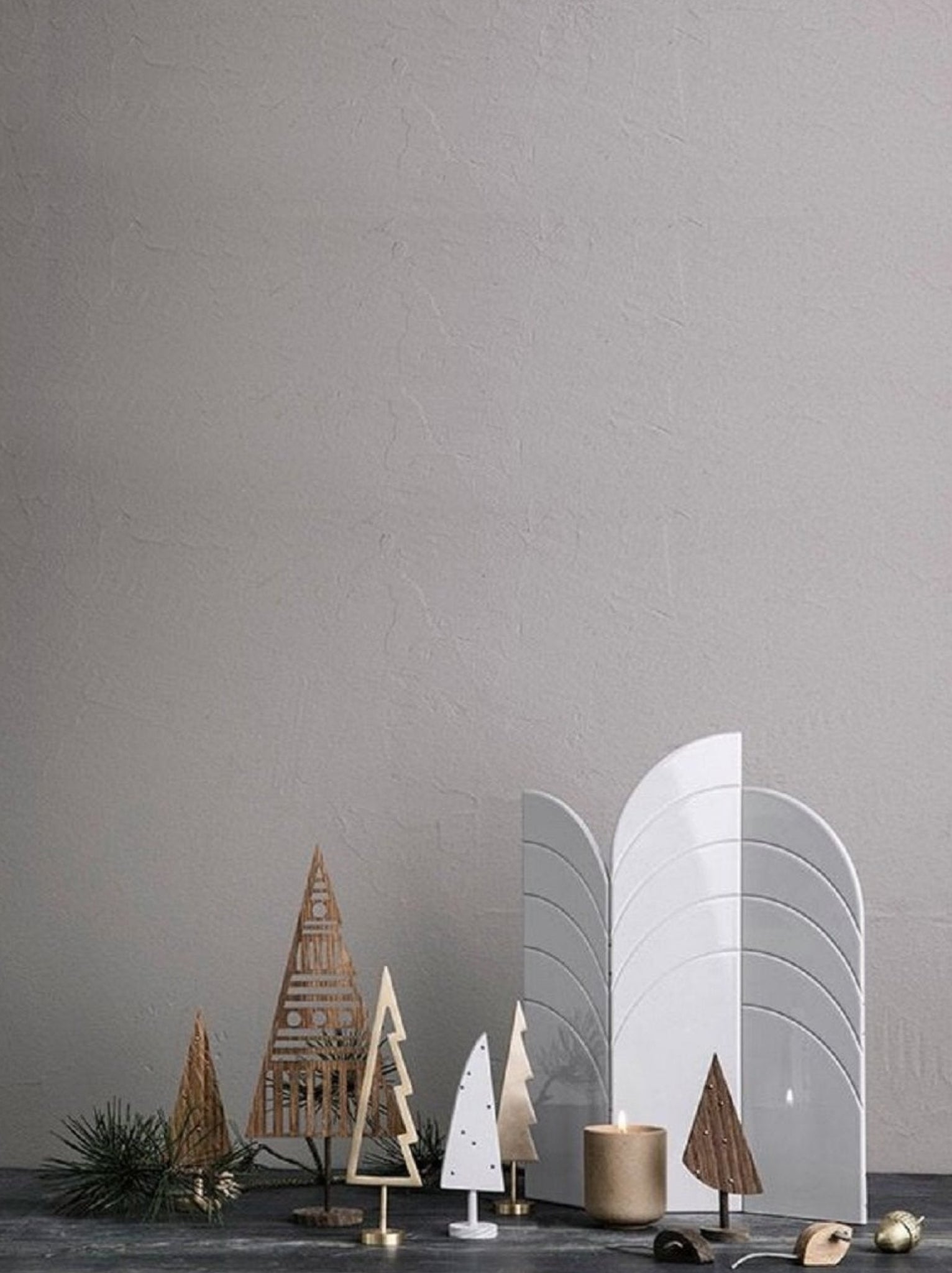 Ferm Living Scene Small Backdrop, Grey