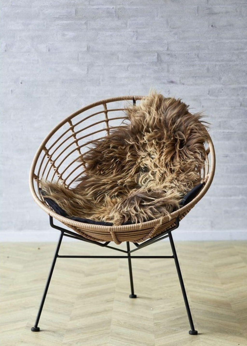 Villa Collection Faroese Lambskin, Brown