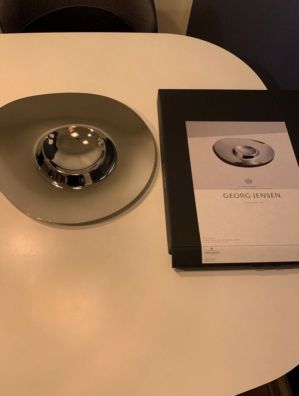 Georg Jensen Sky Double Serving Bowl